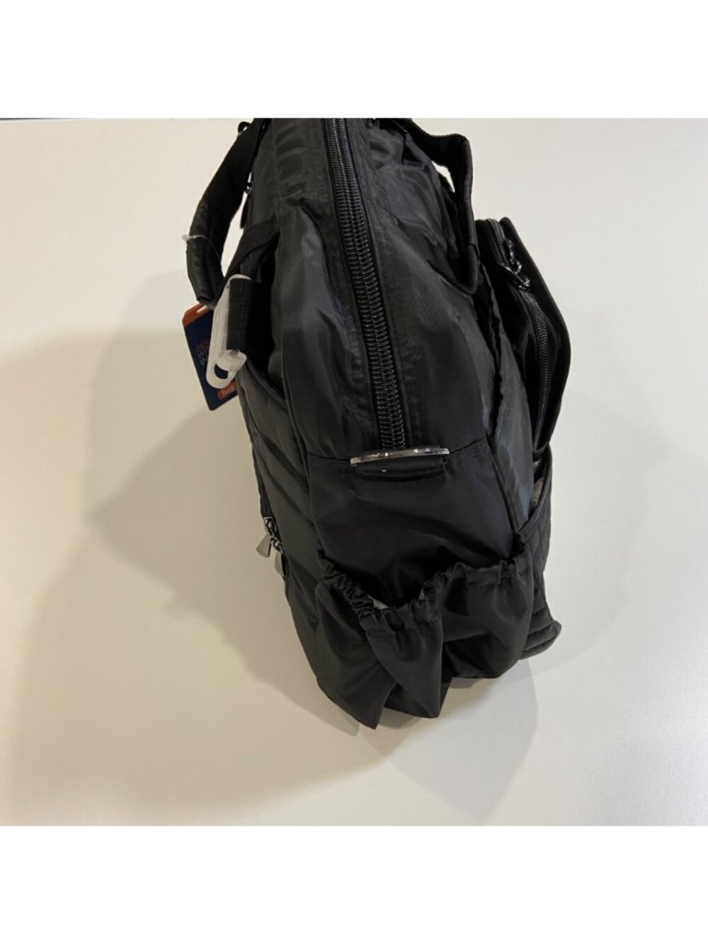 Lug Black Quilted Tuck Tuk diaper bag or Carry All Bag W/ Multiple Compartments - Picture 5 of 16